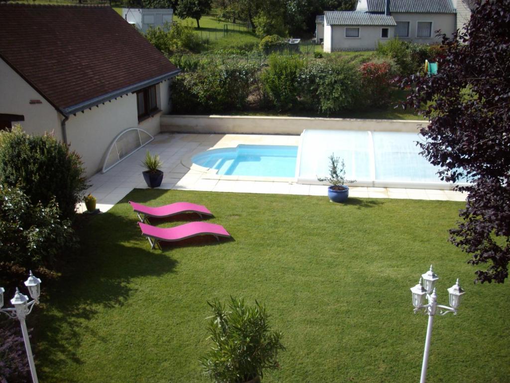 Bed and Breakfast La Cyrillaure Mosnes Exteriér fotografie